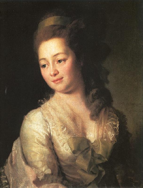 Levitsky, Dmitry Portrait of Maria Dyakova Sweden oil painting art